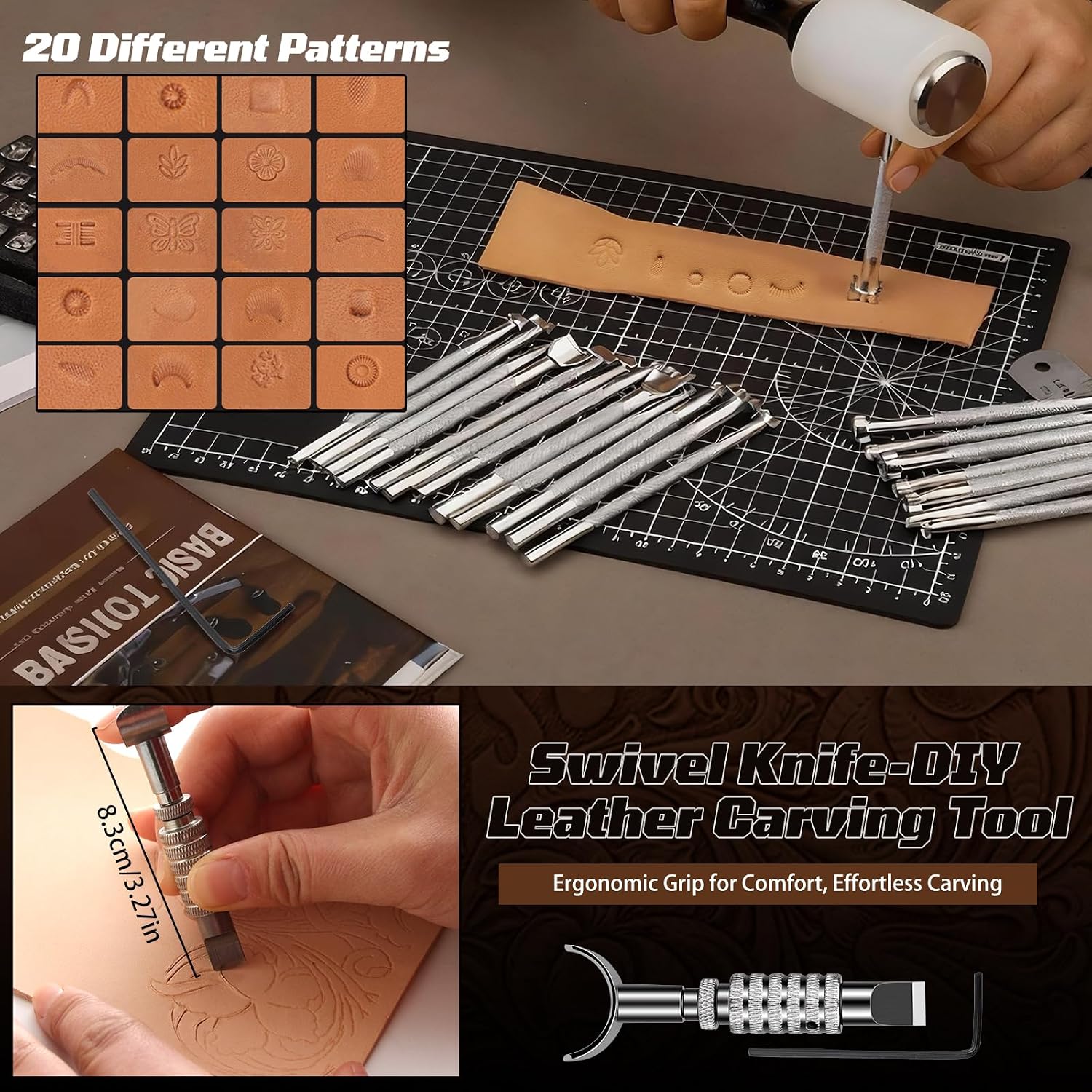 Kit de travail du cuir, outils - Tool Bag avis et prix